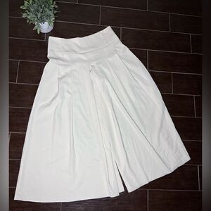 Parma Ivory high rised wide legged palazzo pants sz 16